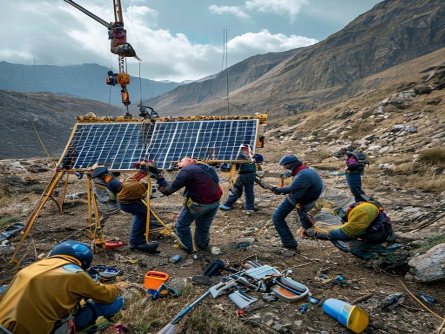 Rapid Deployment and Installation Process in Remote Terrain