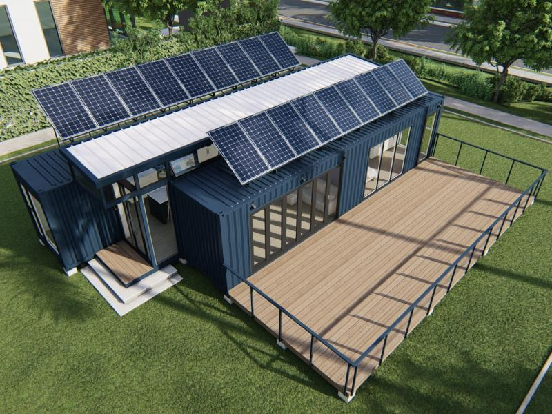 Solar Powered Shipping Container Home Manufacturer