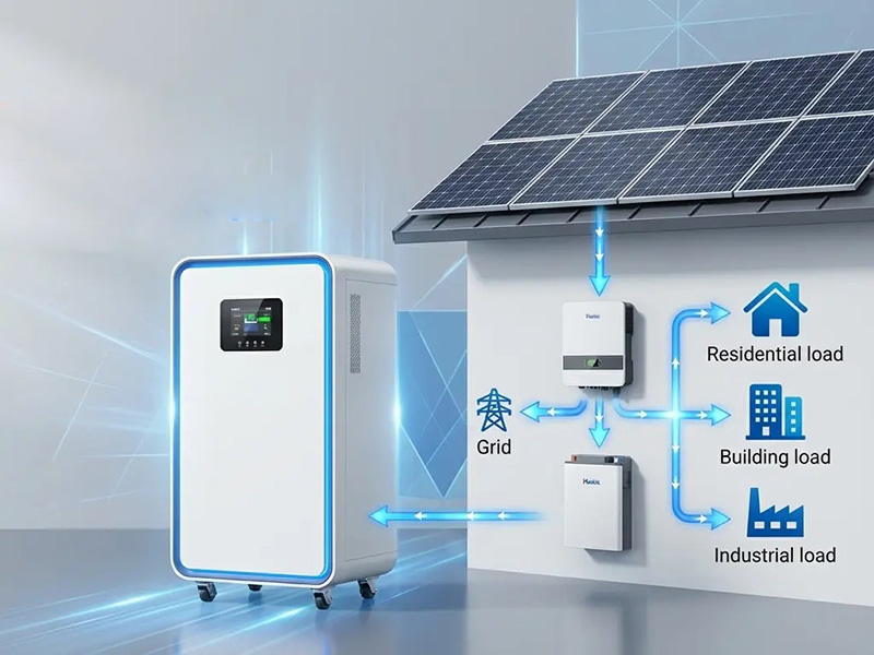 Solar photovoltaic-integrated energy storage system