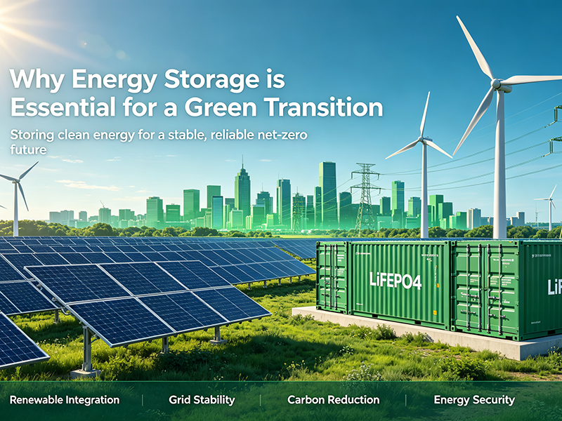 Why Energy Storage is Essential for a Green Transition